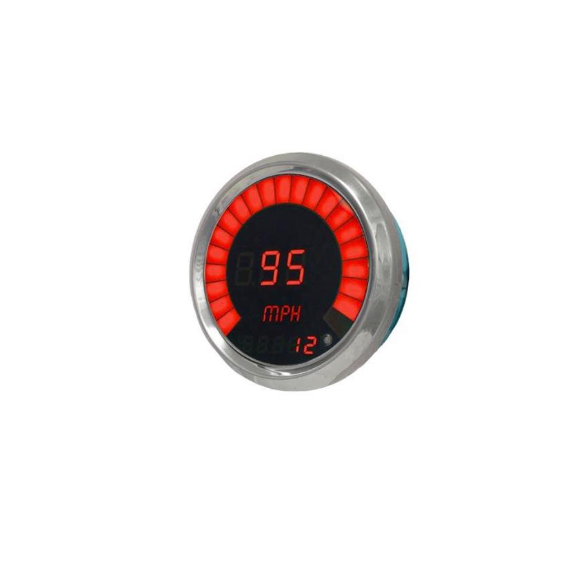 Intellitronix MS9222R LED Digital/Bar Tachometer, Red