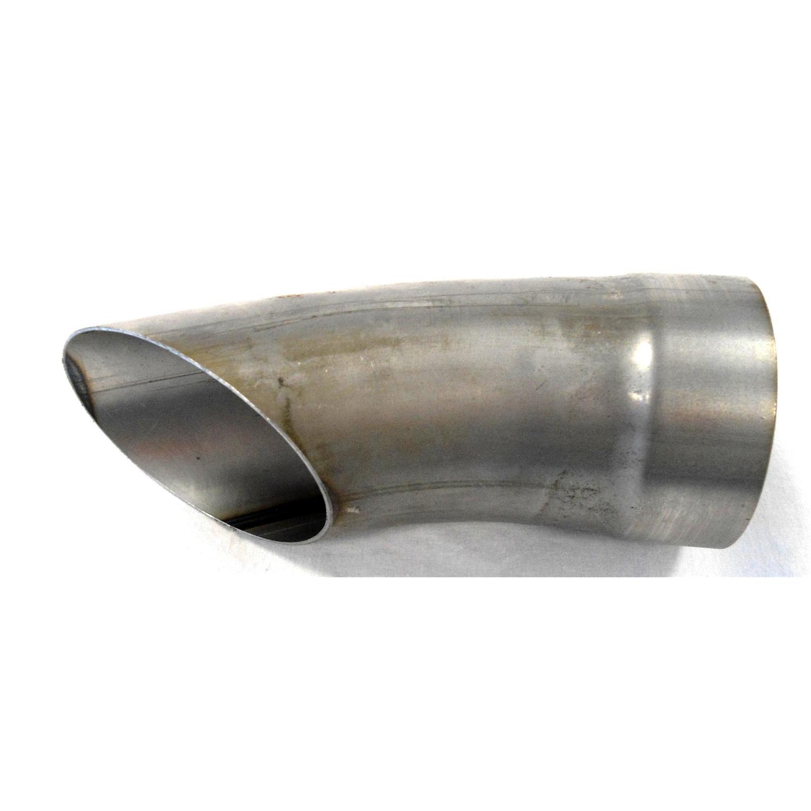 Beyea TD3 Turn Down Exhaust Tip, WeldOn, 3 Inch Diameter, Steel
