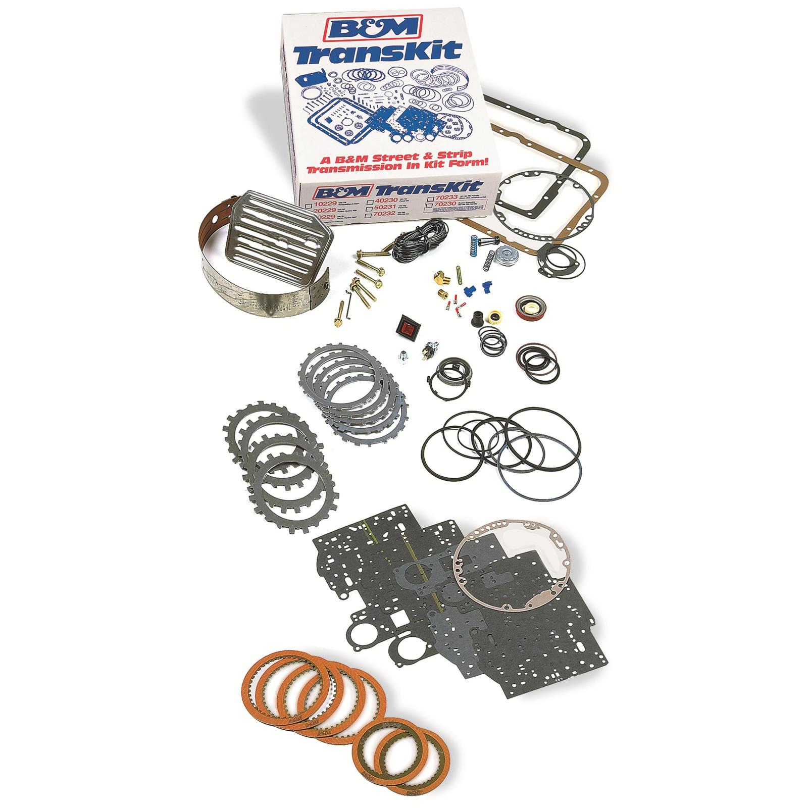 B&M 30229 Transkit Auto Trans Shift Improver Kit, GM TH350/TH375B