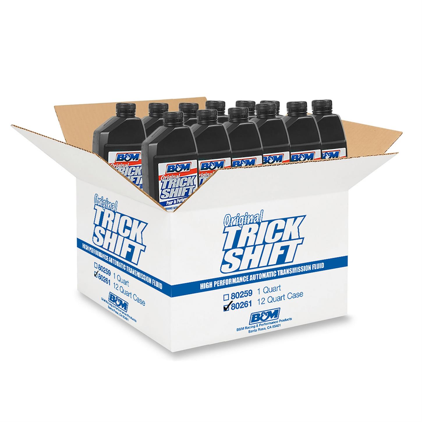 B&M 80261 Auto Trans Trick Shift Fluid, Case