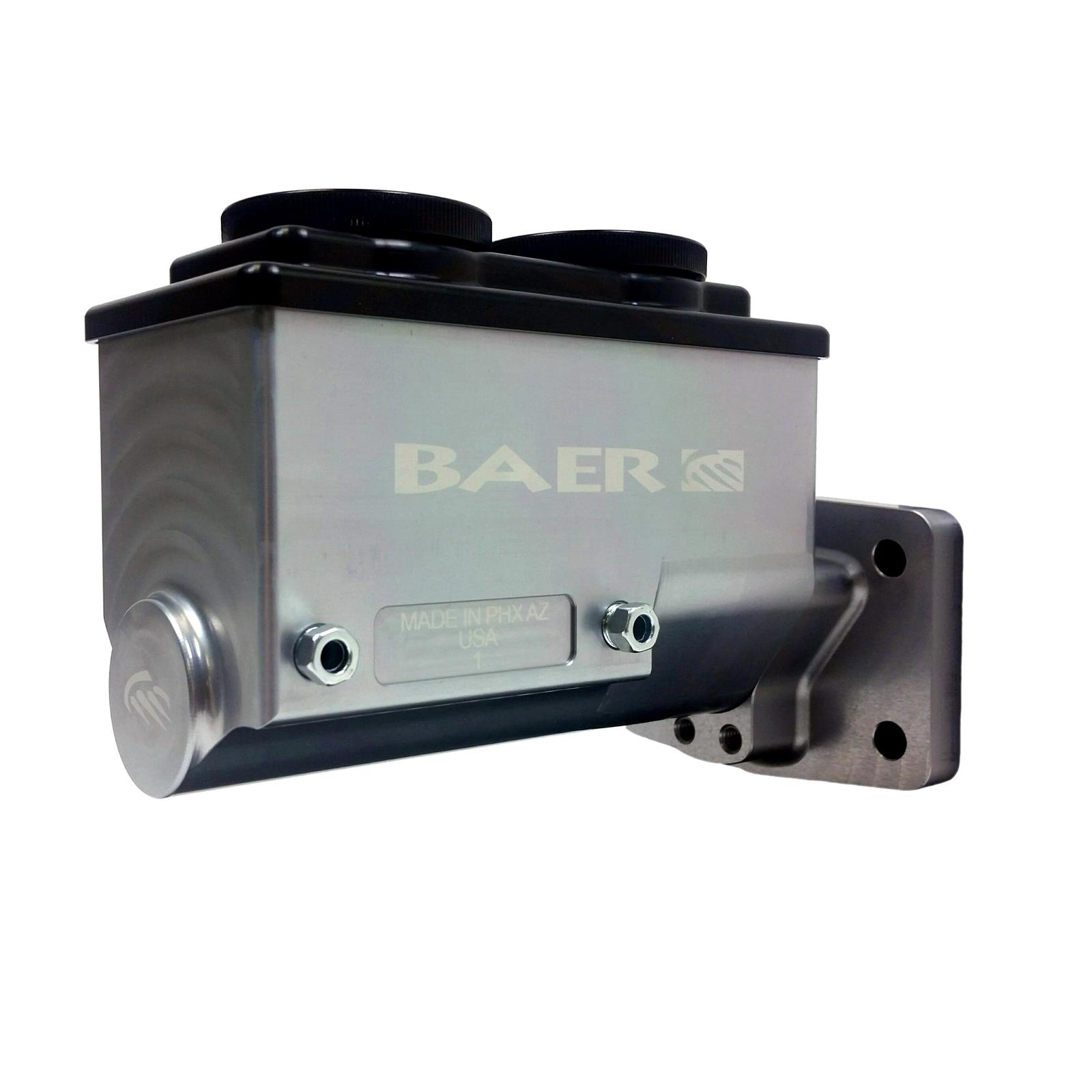 Baer Brakes 6801297LP Master Cyl Gray, 15/16in bore, Left port.
