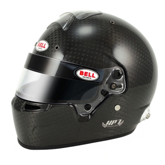 Bell Helmet HP7 Advanced Series Carbon Fiber Racing Helmet, No Duckbill