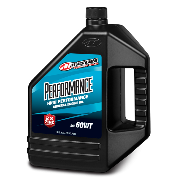 Maxima Racing Oils 39-379128 Performance Mineral Oil, 60W, 1 Gal