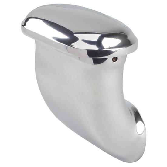 OTB Gear 6812 Oil Breather Tube, 90 Degree, Smooth, Polished