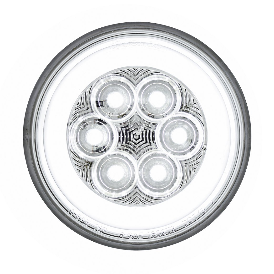 United Pacific 37008 21 LED 4" "GLO" Back-Up Light
