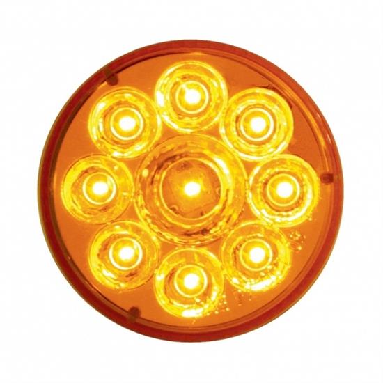 United Pacific 39739 9 LED 2-1/2" Reflector Marker Light, Amber