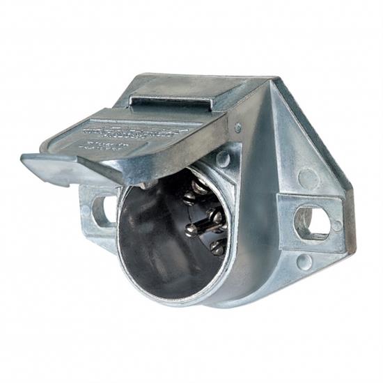 United Pacific 90501 Round 7way Male Connector, Split Pin