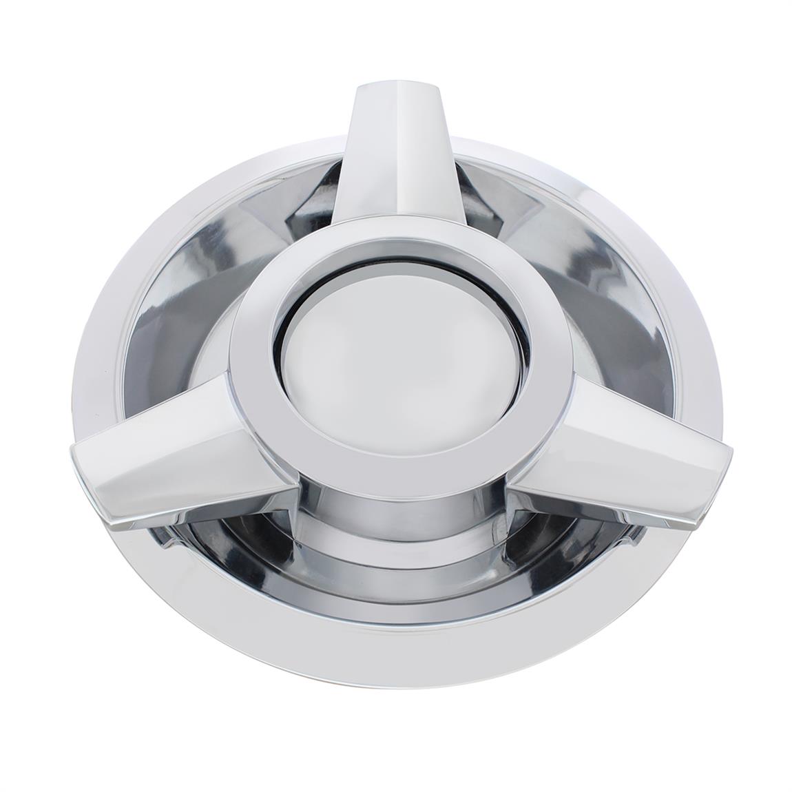 United Pacific F626305 62-63 T-Bird Chrome 3-Wing Spinner Hub Cap