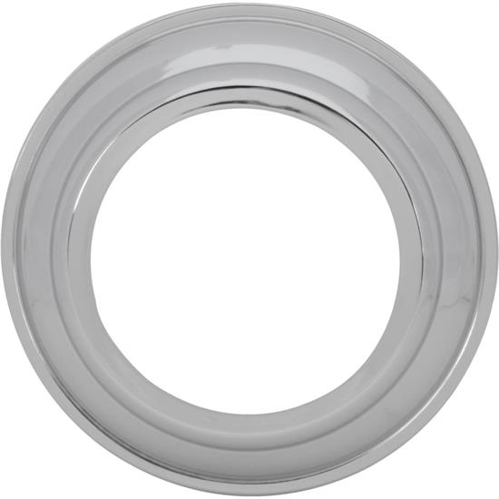Speedway Smoothie Wheel Hub Cap Adapter, Early Ford, Chrome Finish