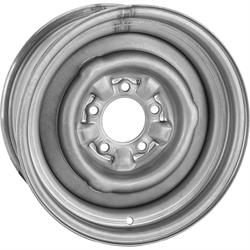 Speedway O/E Style Hot Rod Raw Steel Wheel, 15x7, 5 on 4.75, 4.25 BS