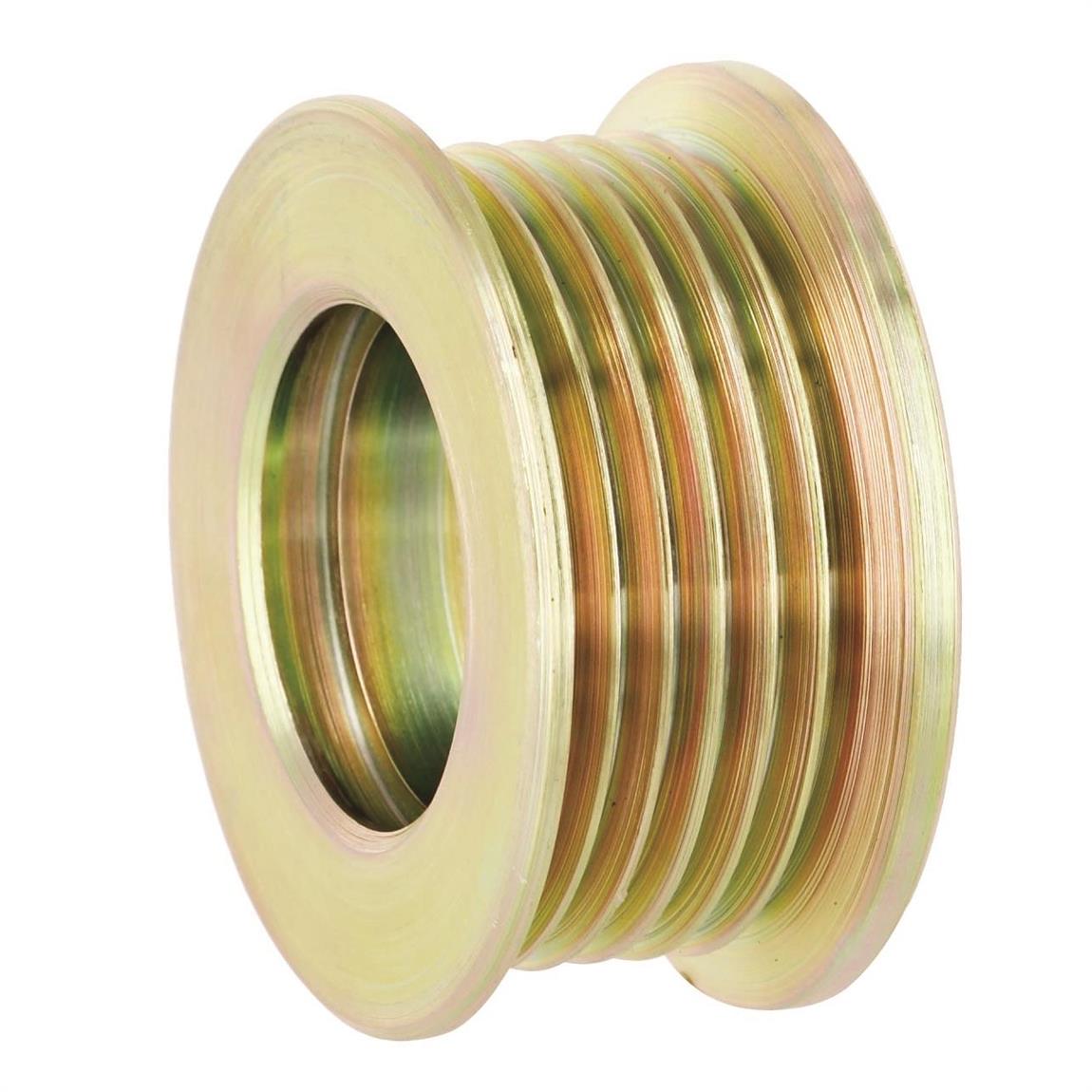 Powermaster 104 Alternator Pulley, 6 Groove, Serpentine