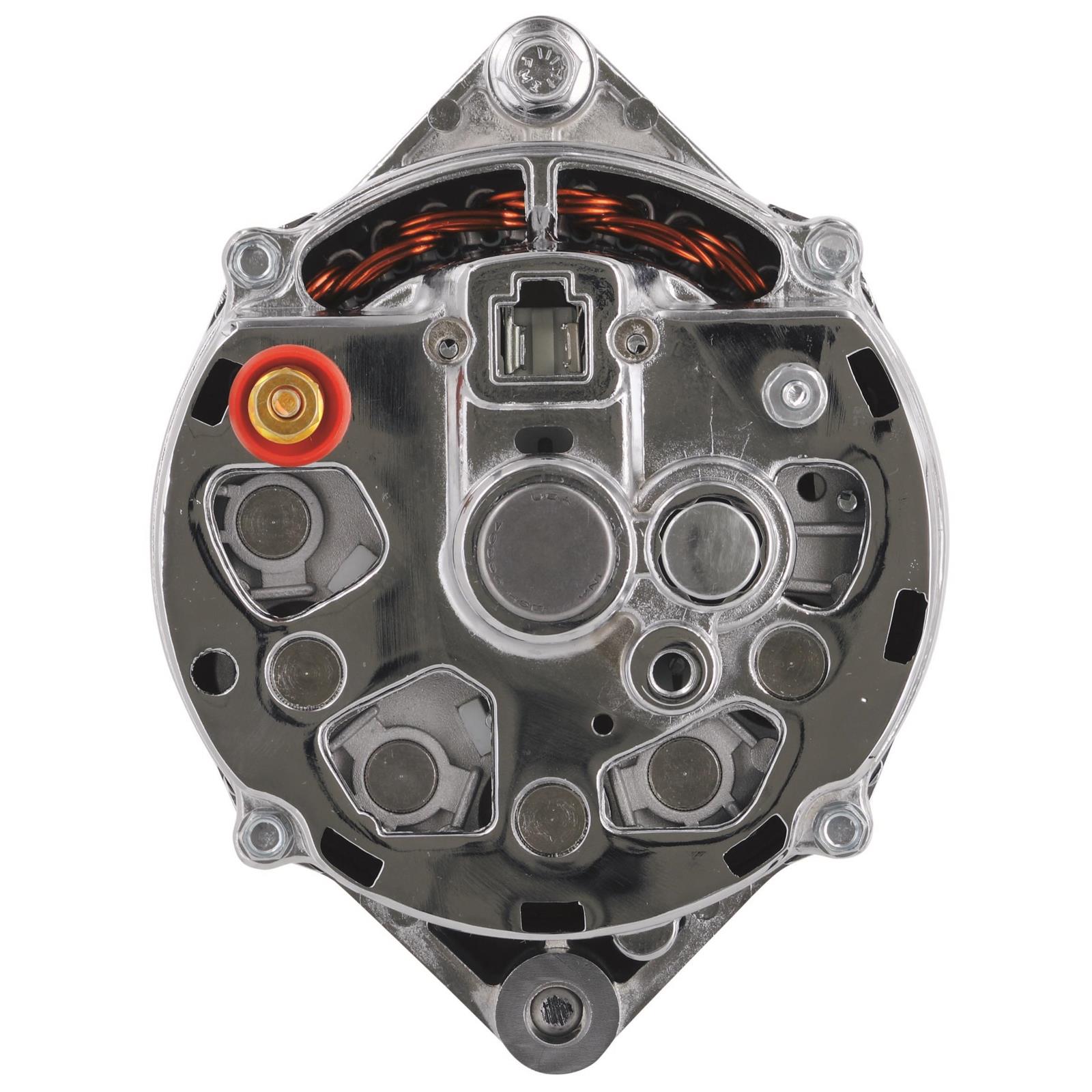 Powermaster 17102 Street Alternator, 70 Amps, Vbelt, 12V, GM