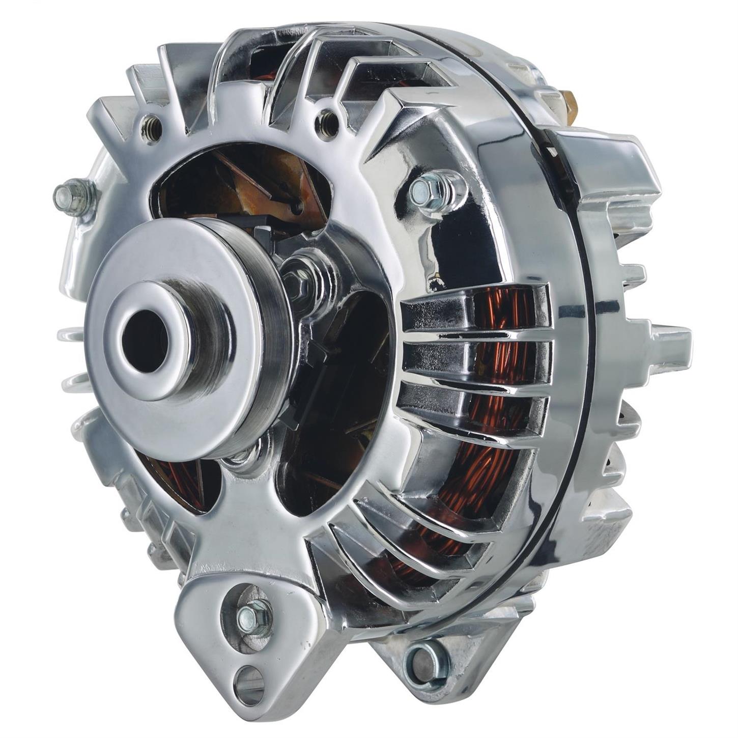 Powermaster 175191 Original Look Alternator, 95A, Chrome, Chrysler
