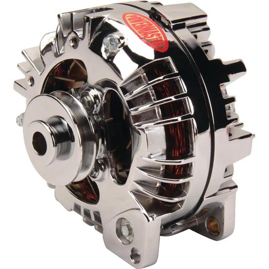 Powermaster 175191 Original Look Alternator, 95A, Chrome, Chrysler