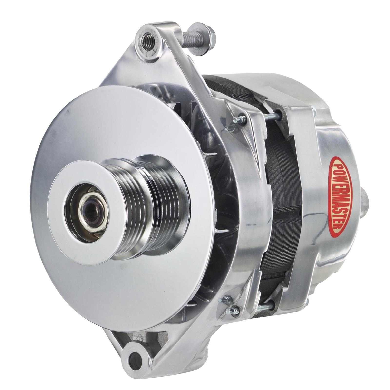 Powermaster 27864 GM CS144 Alternator, 170A, 6-Groove, Polished