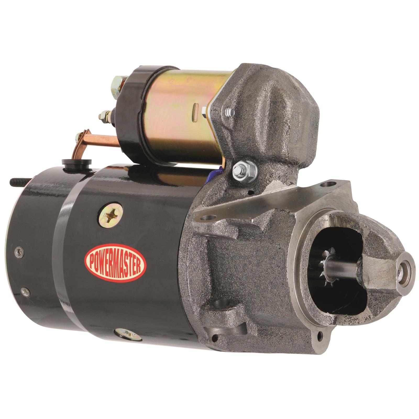 Powermaster 3689 Starter, Full size, Black/Natural, Chevy