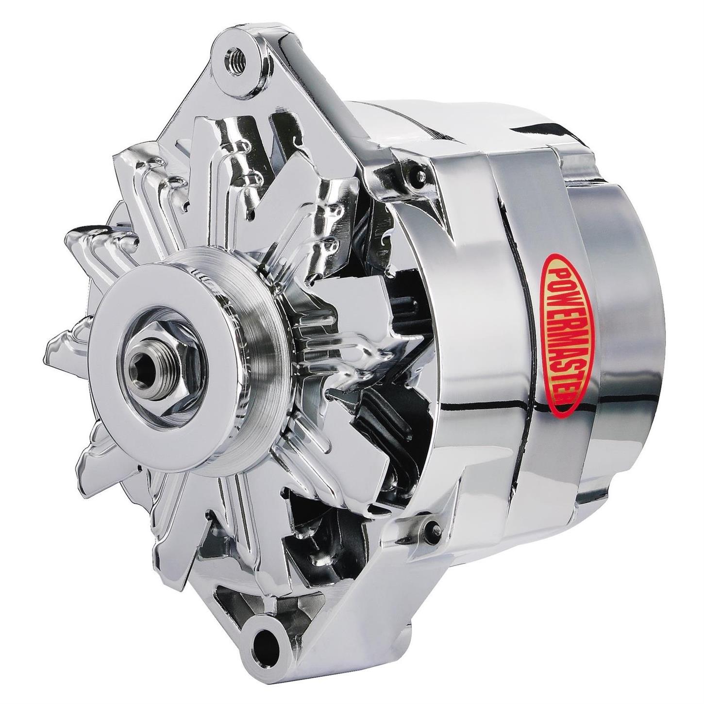 Powermaster 37127 Retro Alternator, 100 Amps, V-belt, 12V, GM