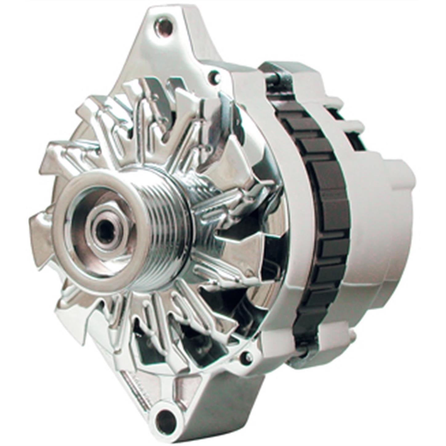 Powermaster 37803 Street Alternator, 140A, Serpentine, 12V, Chevy