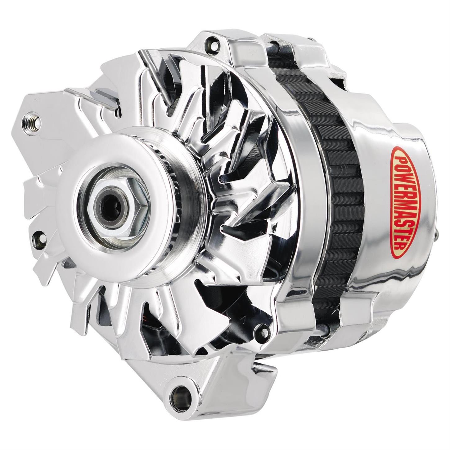 378611 1 Wire Straight Mount Chrome Finish Alternator for Delco