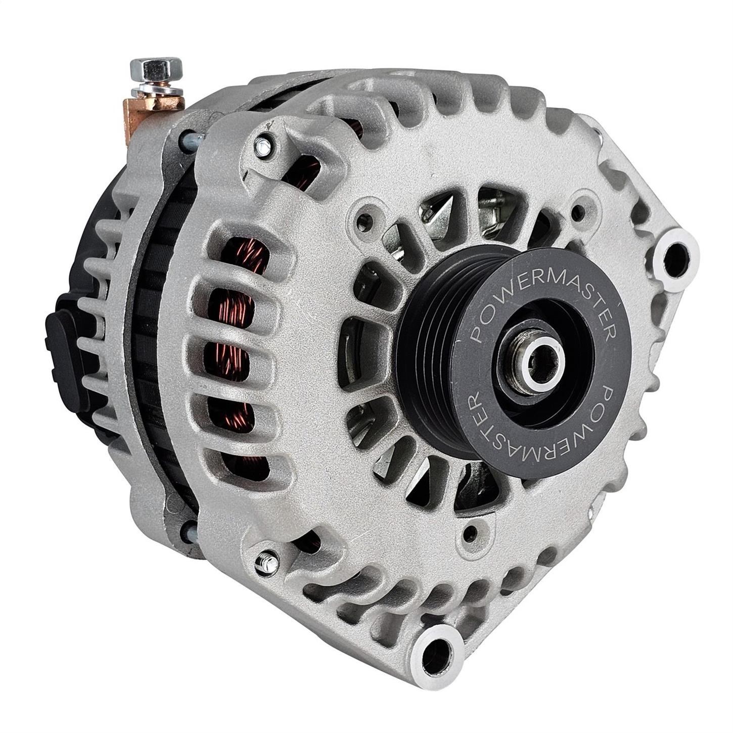 Powermaster 48237 Alternator, 225 Amps, Serpentine, 12V, Chevy