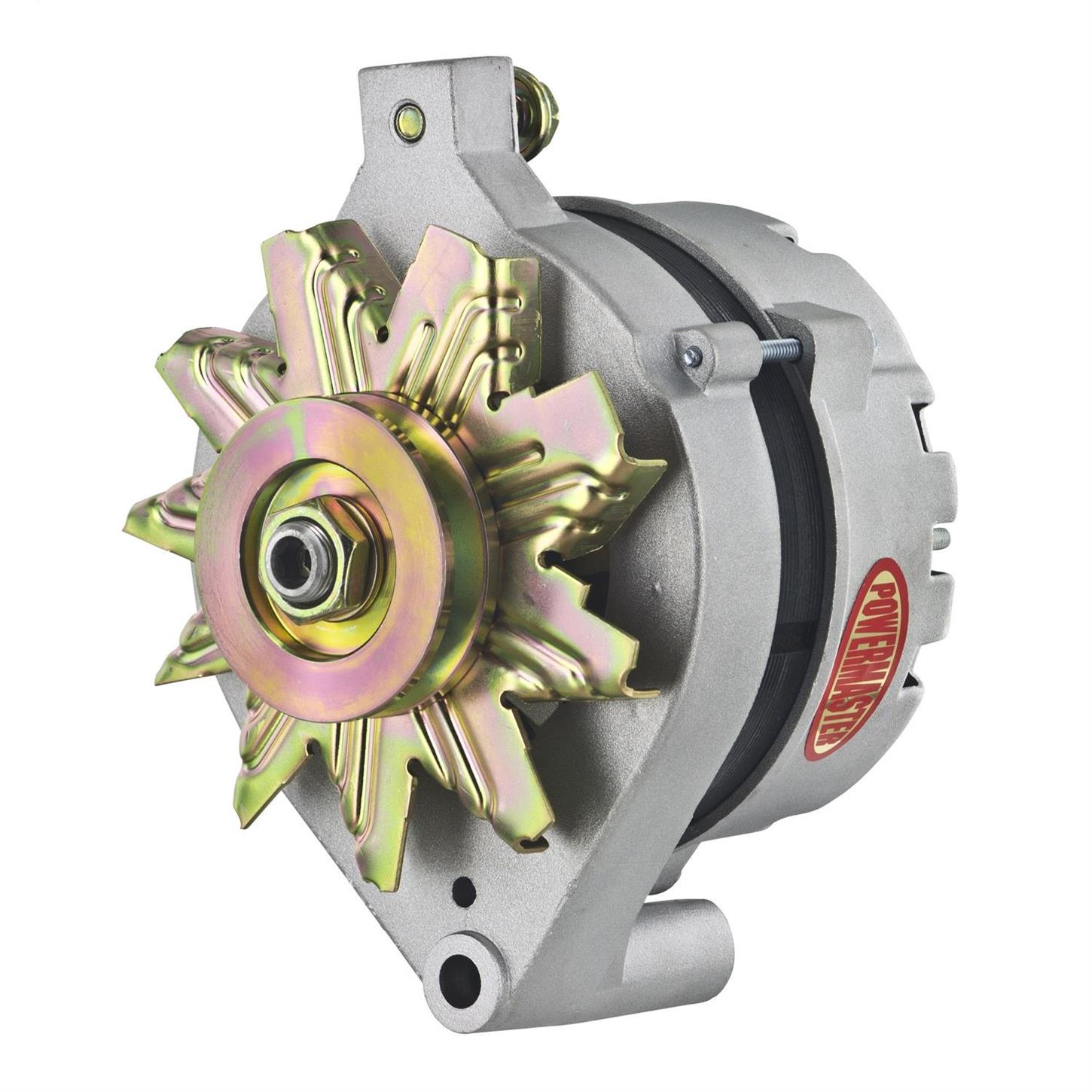 Powermaster 7078 Retro Alternator, 75 Amps, V-belt, 12V, GM