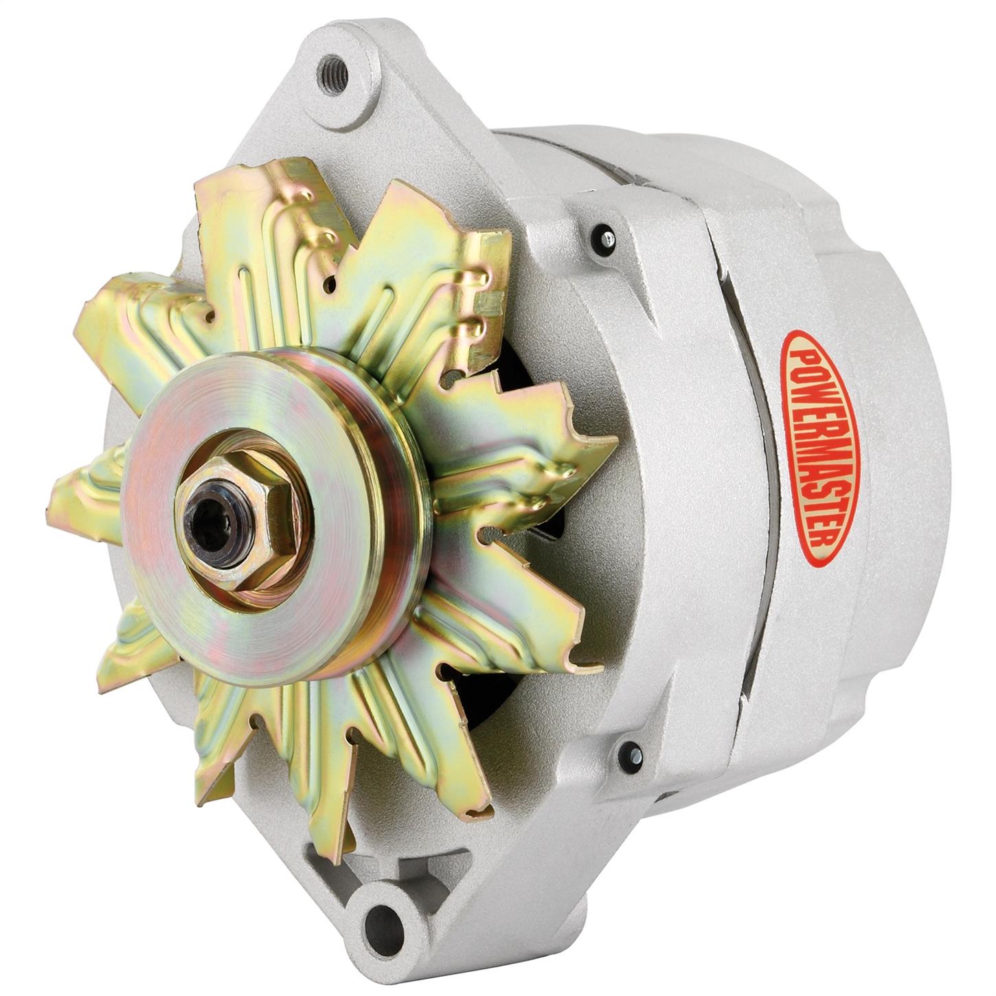 Powermaster 7127 Retro Alternator, 85 Amps, V-belt, 12V, GM