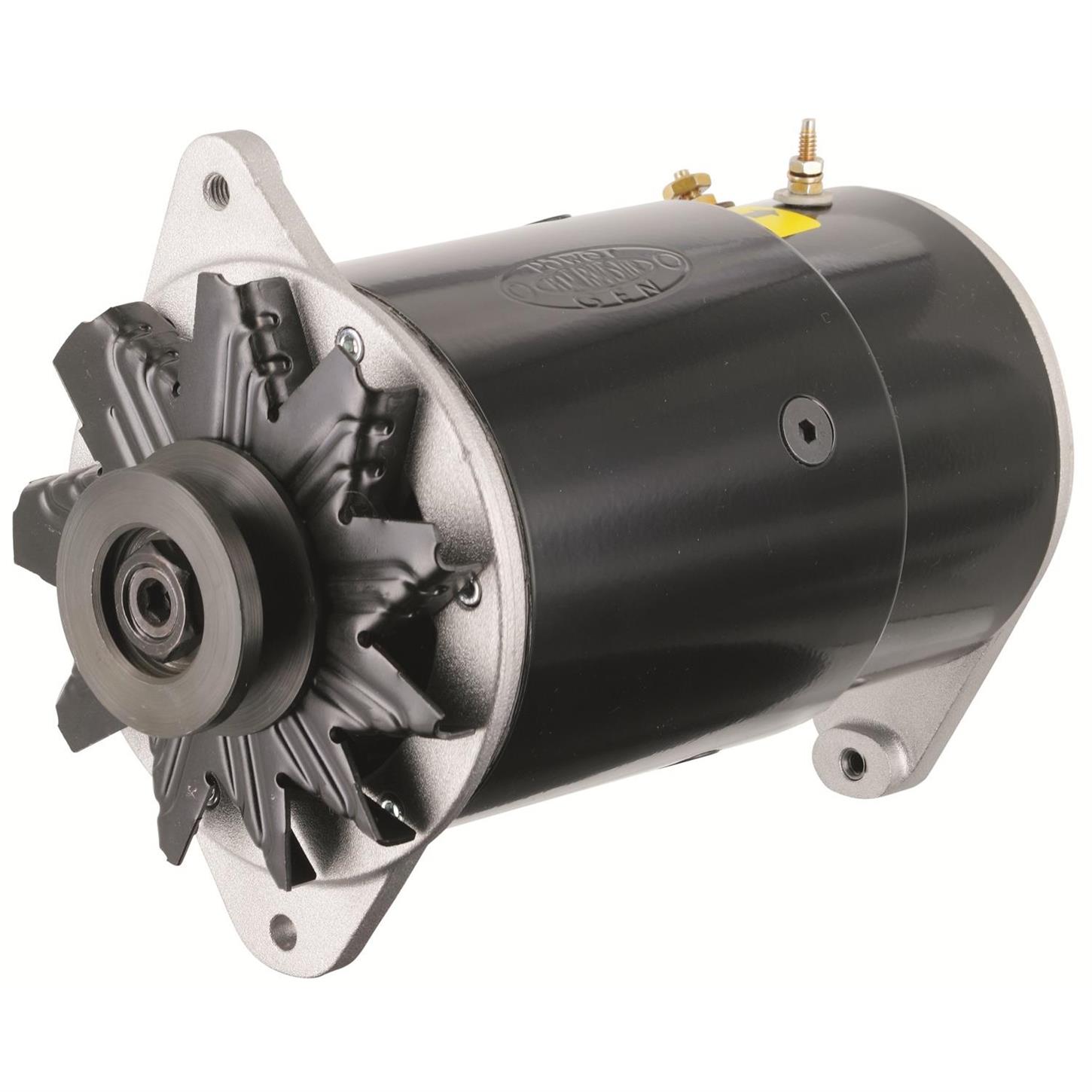 Powermaster 82051-2 PowerGEN Early GM Alternator, 12-Volt, Black