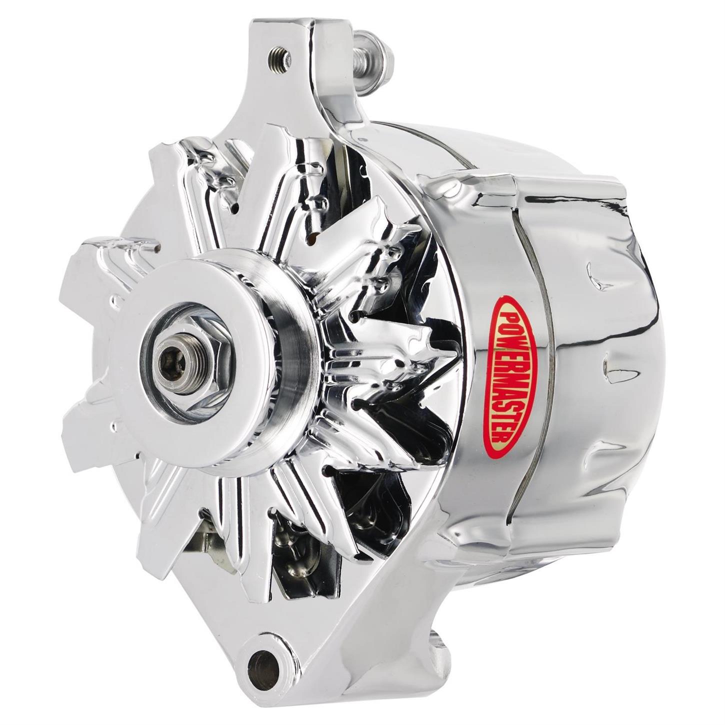Powermaster 8-37101 Street Alternator, 100A, V-belt, 12V, Ford
