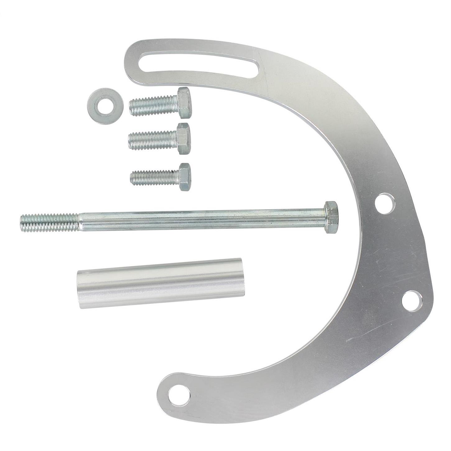Powermaster 886 SBC Billet Alternator Bracket, Mid Mount