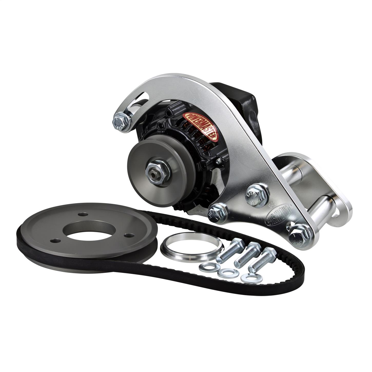 Powermaster 8-895 Drag Race Alternator Kit, 55A, V-belt, Chevy