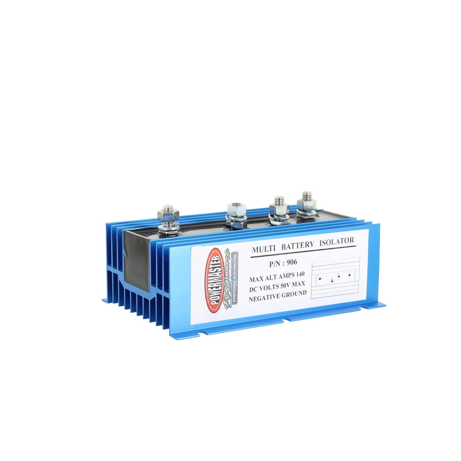Powermaster 906 Battery Isolator Delco CS Series 140 Amp