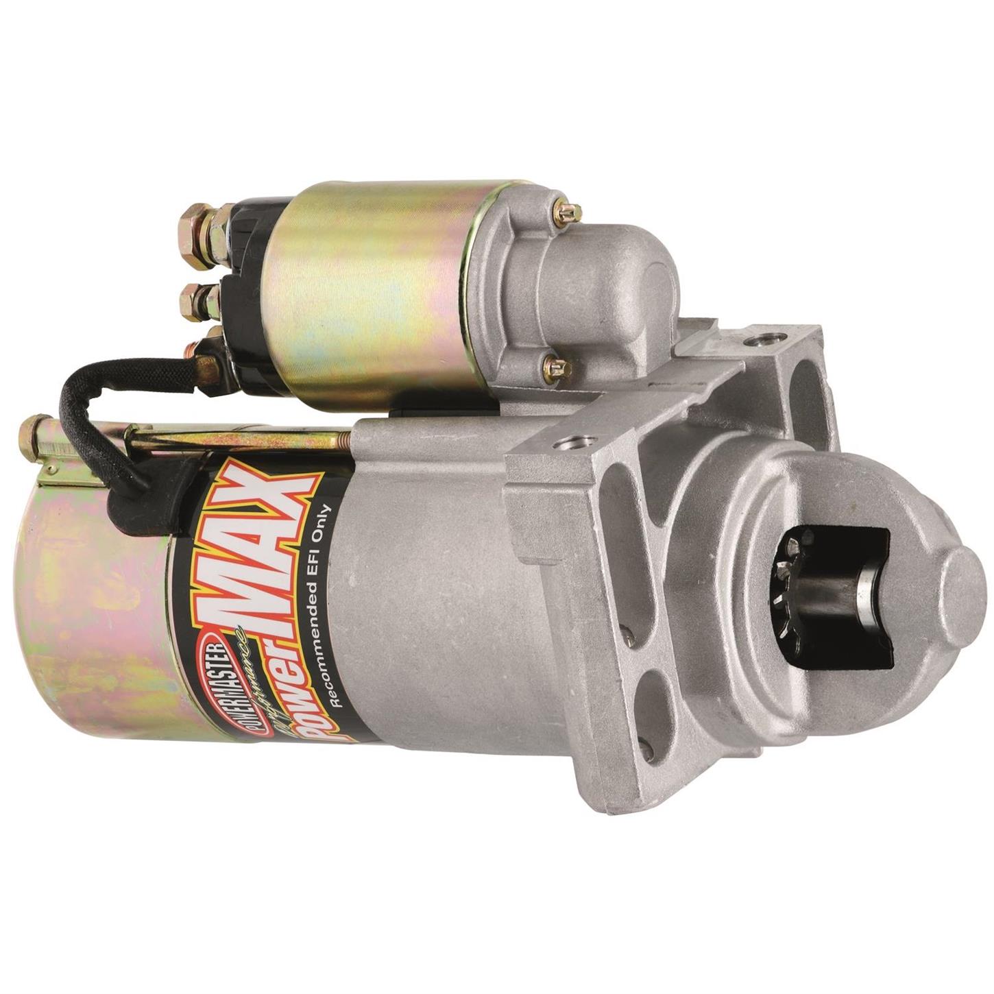 Powermaster 9201 PowerMAX Starter, Full size, Gold Iridited Chevy
