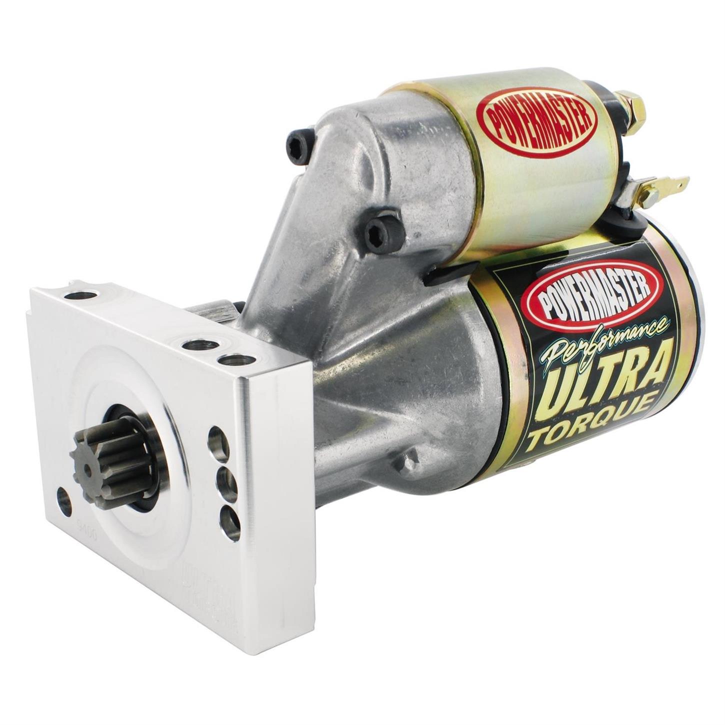 Powermaster 9400 Ultra Torque Starter, Mini, Gold Iridited, Chevy