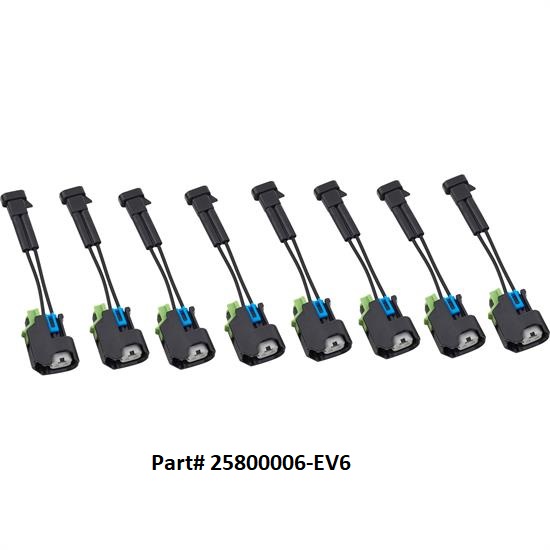 PSI Conversion ADP-MUL-EV6 Adaptor, EV6 injectors to Multec's