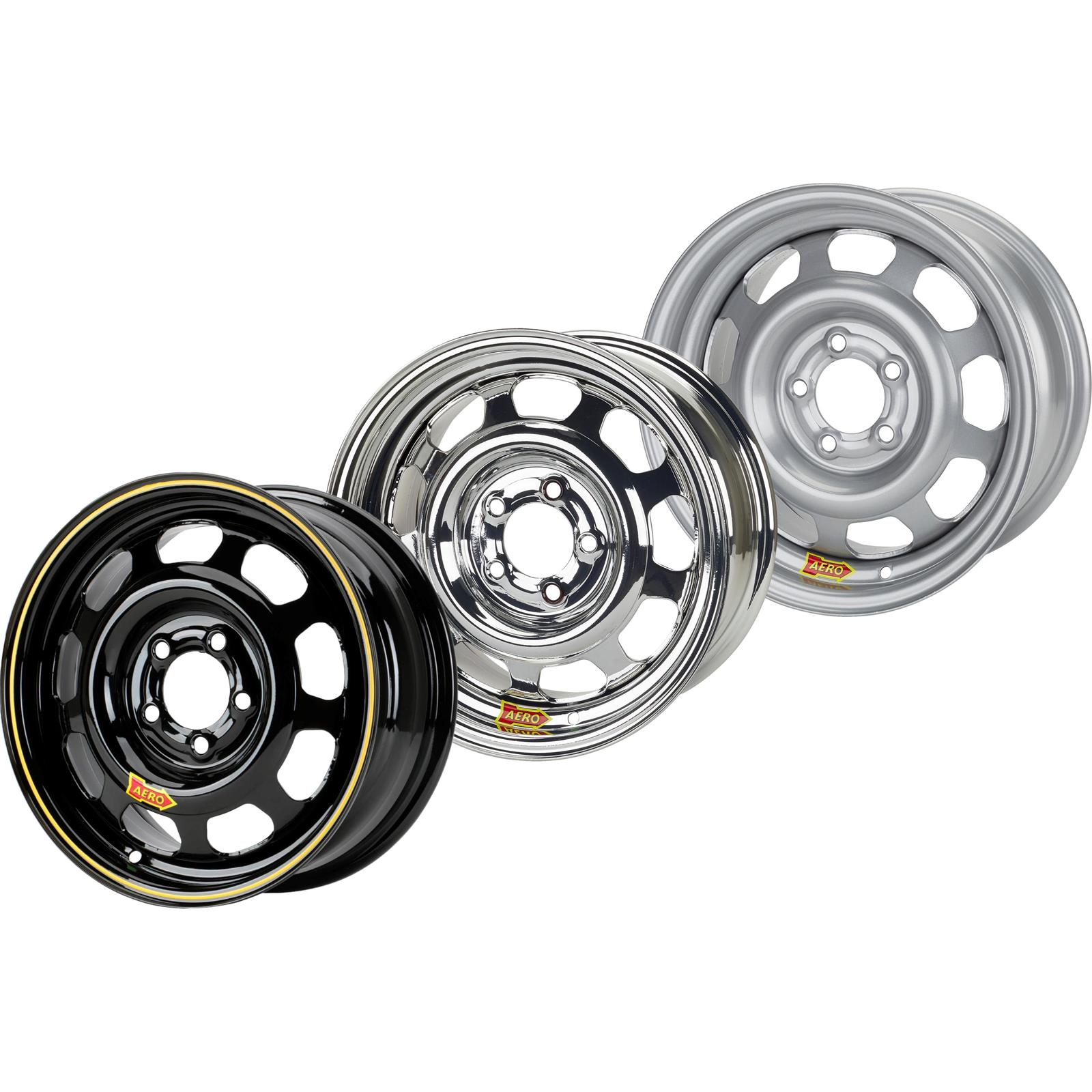 Aero 44 Series Sport Compact IMCA Wheel, 14x6, 5 x 100mm