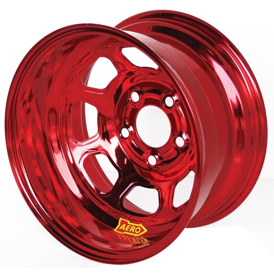 Aero 50-974720RED 50 Series 15x7 Inch Wheel, 5 on 4-3/4 BP, 2 Inch BS