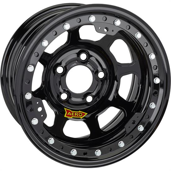 その他 aro Aero 53-124540 53 Series 15x12 Wheel, BLock, 5x4.5 BP, 4 Inch BS