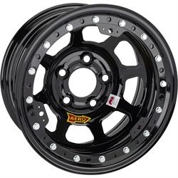 AERO 53 Series IMCA Certified 15 Inch Race Wheel, Beadlock, 5 on 5 Pattern