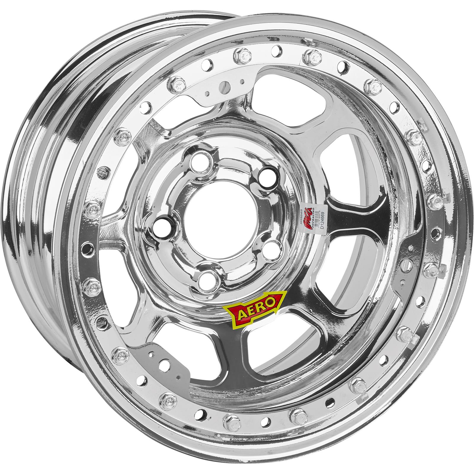 Aero 53224760 53 Series 15x12 Wheel, BLock, 5 on 43/4 BP, 6 Inch BS