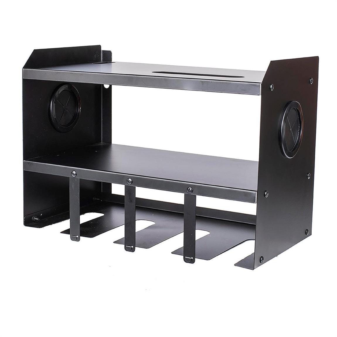 Montezuma Tool Box Case & Cabinet Accessories: Accessory Type: Power Tool Holder & Organizer Storage Rack; Material: Steel | Part #MPSO-4B