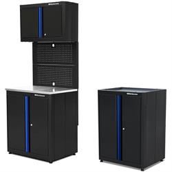 Montezuma Economy 4 Pc. Workstation/Storage Combo 2, 80x61x24 In