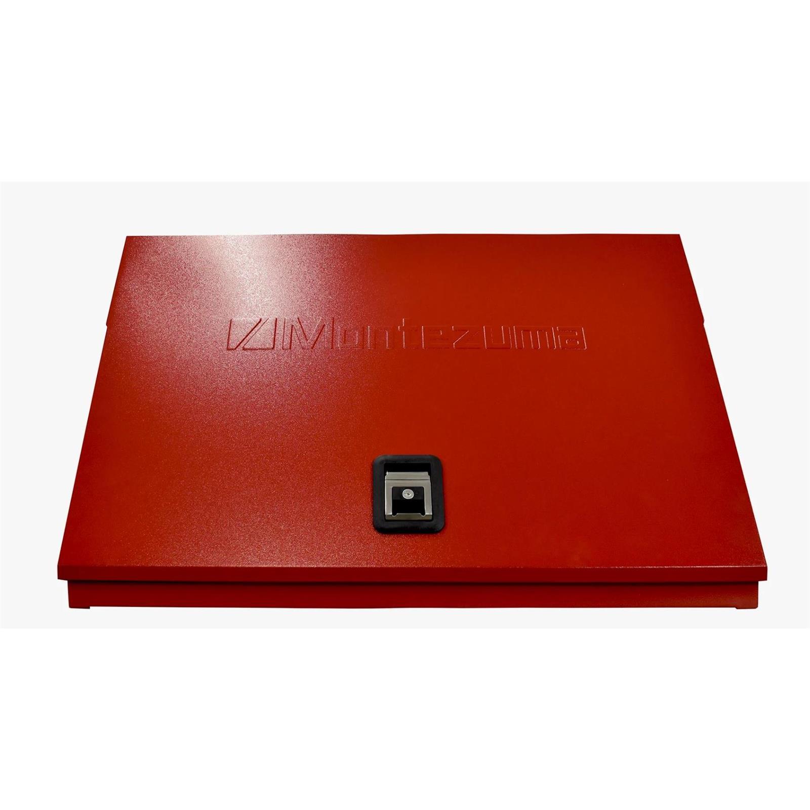 Montezuma XL450-R23 36.75x17.50 Inch Steel Triangle Tool Box Red