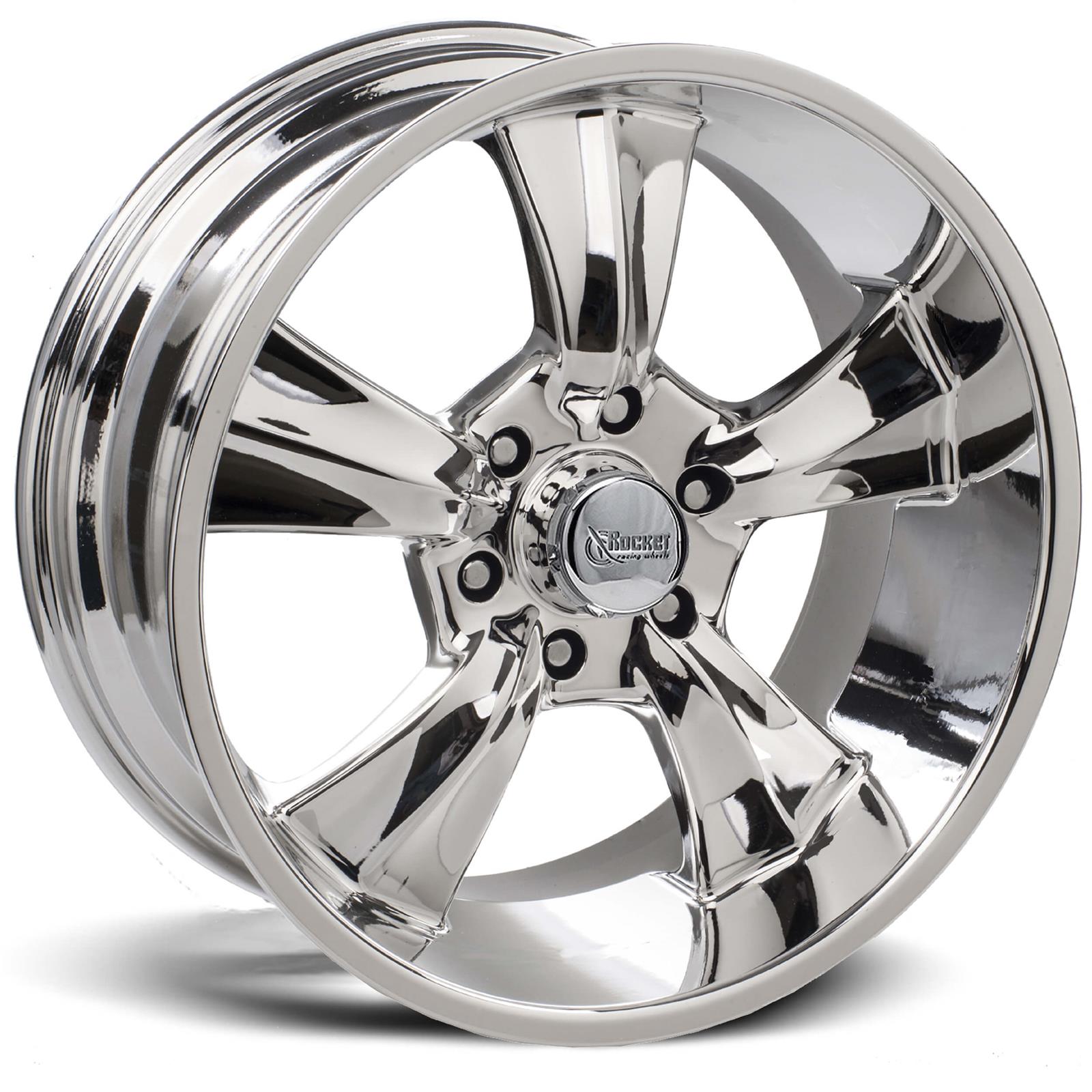 Rocket Racing Wheels LTR142965570 Booster 6 Chrome