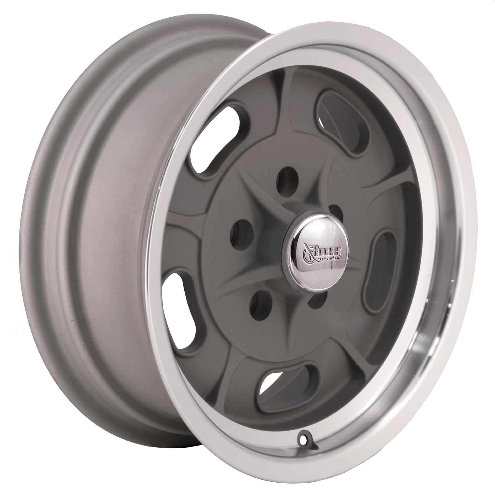 Rocket Racing Wheels Igniter Series 15X6 Wheel, 5X4.5 BP, 3.5 BS
