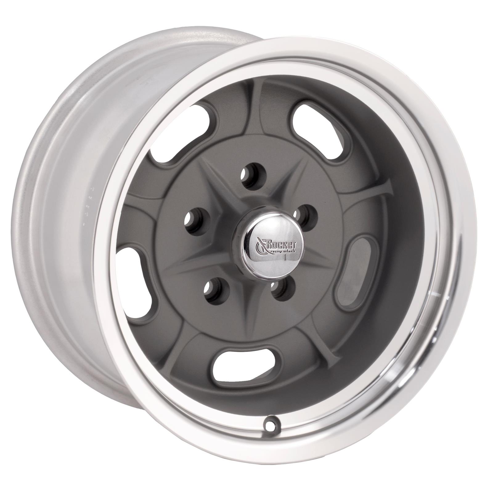 Rocket Racing Wheels Igniter Series 15X8 Wheel, 5x5 BP, 3.75 BS