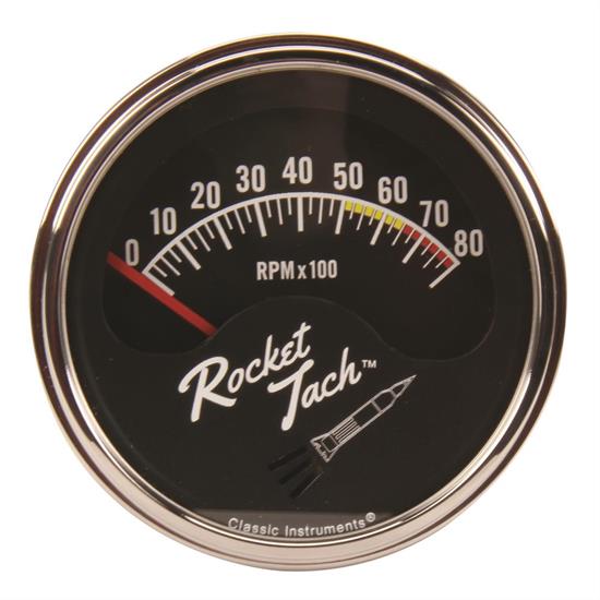 Classic Instruments Rt80slf Rocket Tachometer 3 8 Inch