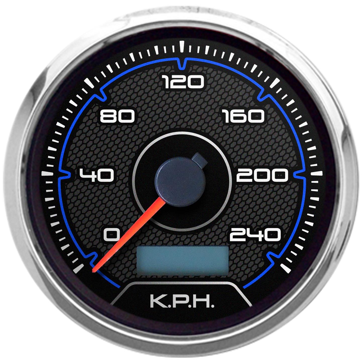 New Vintage USA 2014005M CFR Series 3 3/8" Speedometer KPH/H