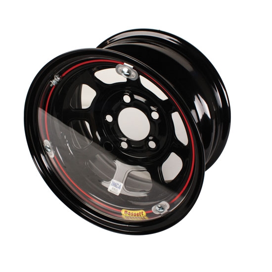 Bassett Racing Wheels 3RFC Replacement 15 Inch Wheel Mud Cover, Clear
