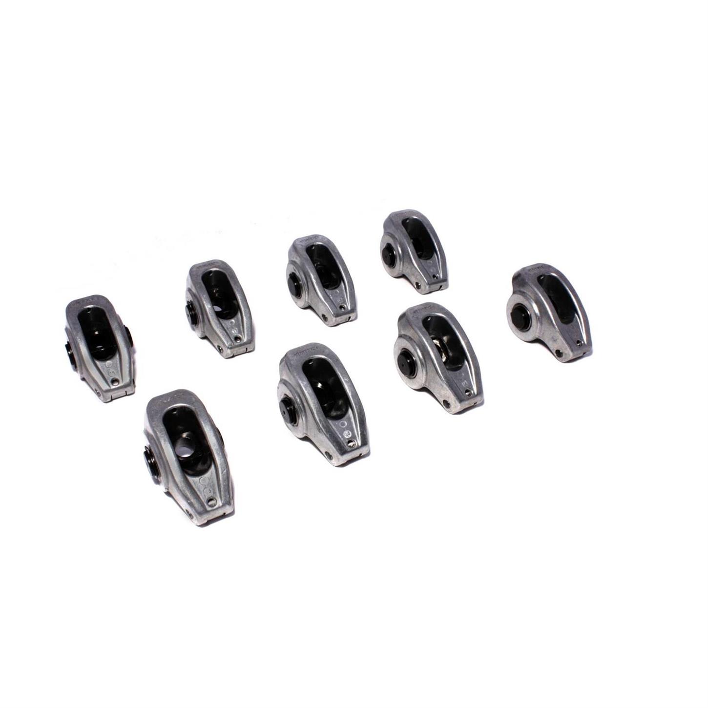 COMP CAMS ULTRA GOLD ALUMINUM ROLLER ROCKER ARMS SBC CHEVY V8 1.6 RATIO 3//8 STUD