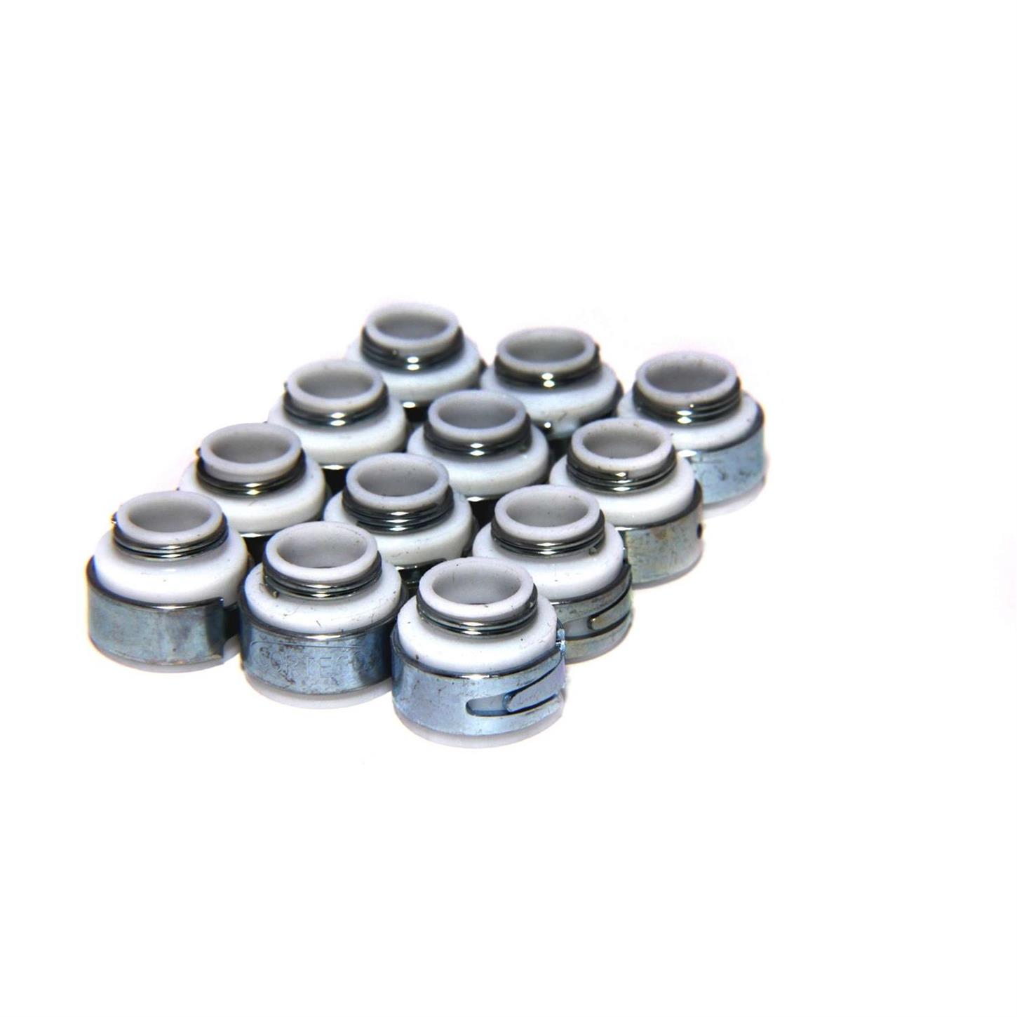 COMP Cams 503-12 Valve Stem Seals, PTFE, 32 Metal, Set of 12